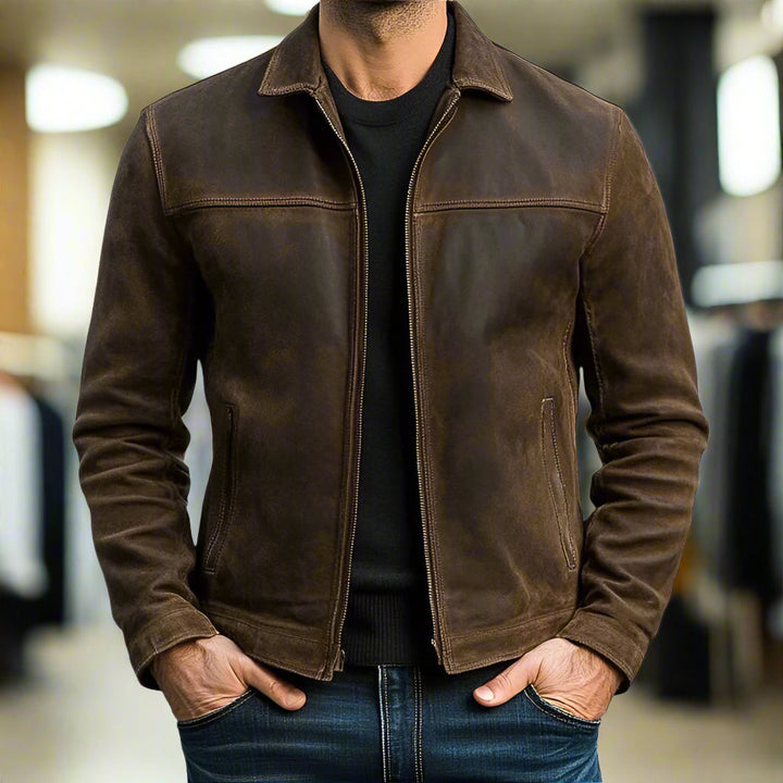 Old Money Leather Jacket